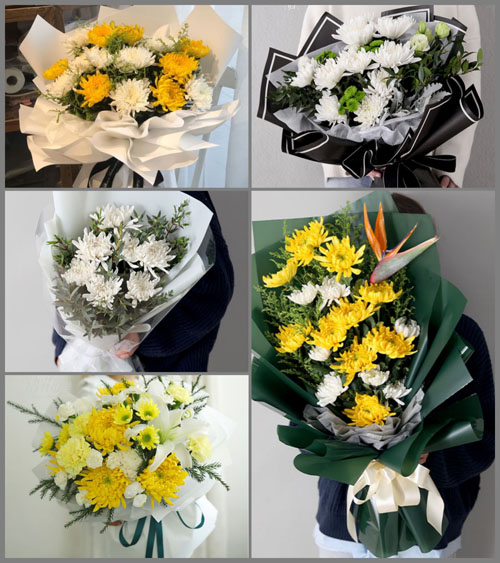 黑龙江大庆杜尔伯特蒙县江湾乡白事花束代送